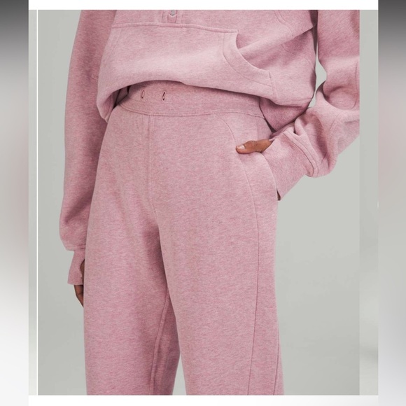 NWT Lululemon Scuba High-Rise Jogger / Heathered Pink Taupe - Picture 5 of 8